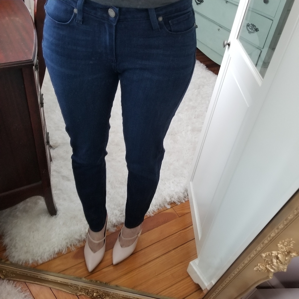 PAIGE Dark Wash Verdugo Ankle Jeans size 27